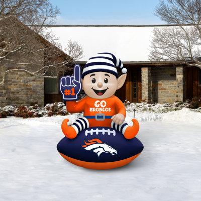 Elfe de football gonflable NFL Denver Broncos | 4 pi