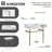 Kingston Brass Aurelius 36-Inch Solid Surface Console Sink With Stainless Steel Legs (8-Inch, 3-Hole)-114103752