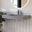 Lavabo de salle de bain mural 35 "avec trou pour robinet-119329481