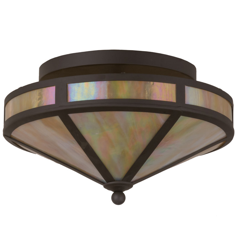 Rustic Lodge 2 - Light Semi Flush Mount