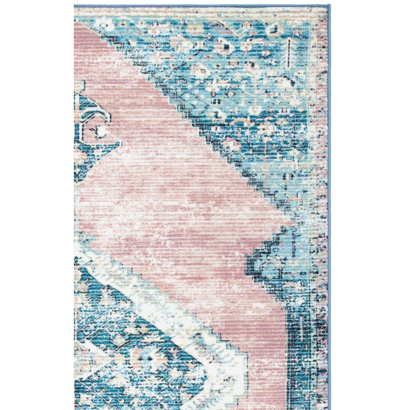 Journey Performance Machine Washable Oriental Rug, Square 6'7"