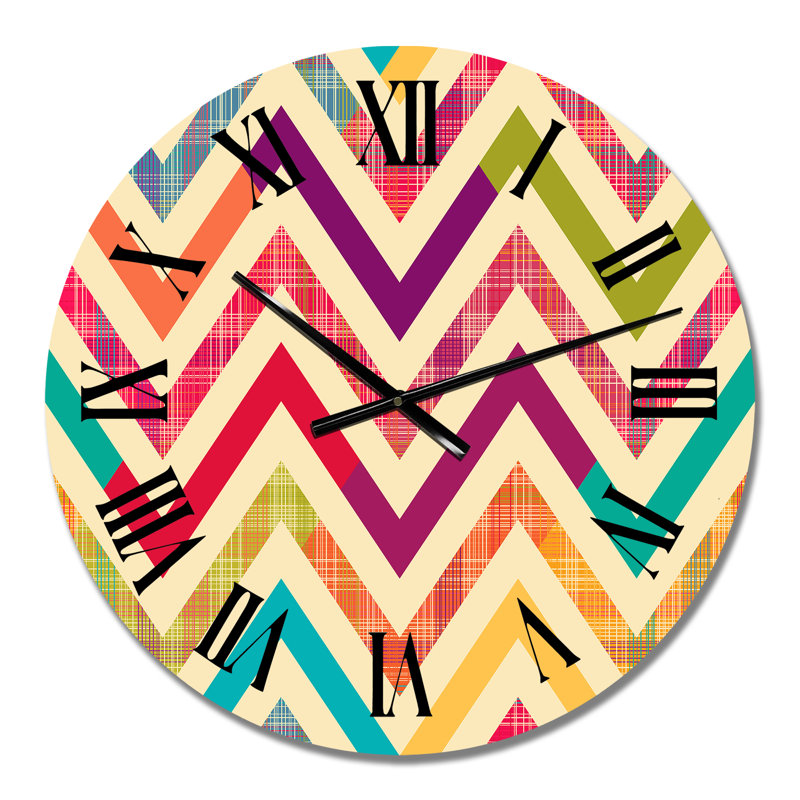 Horloge murale Zigzag, Petit