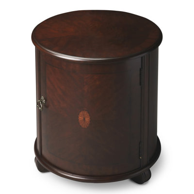 Lawrie 20" W Drum Side Table