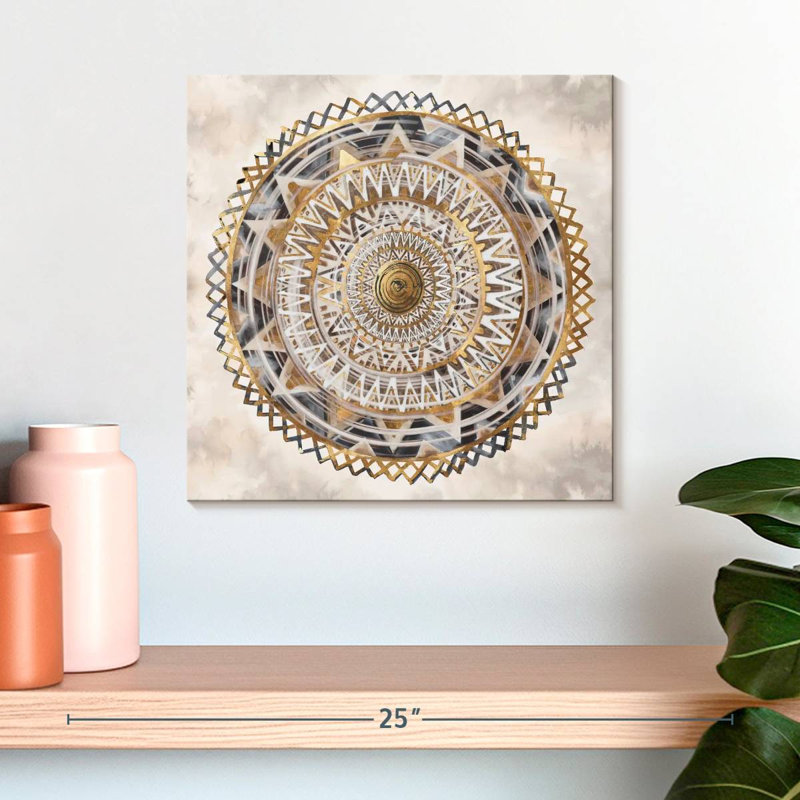 Kerner Golden Medallion, 16" H x 16" W