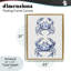 Cadre flottant Vintage Toile Crabs, design par lettré et doublé-1106504880-1106504909