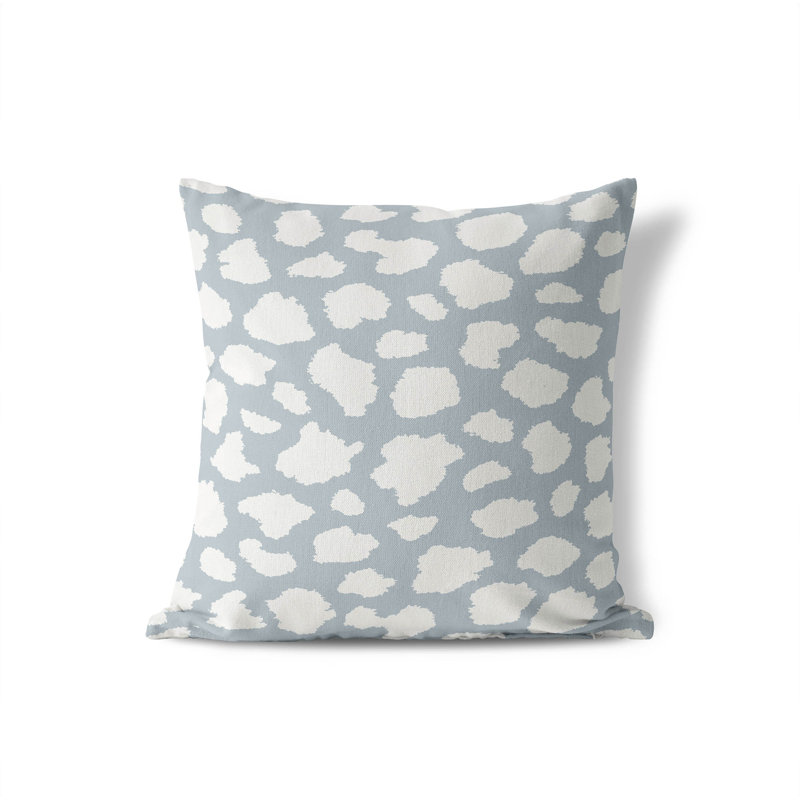 Coussin Animal Spot, H 18 po x l 18 po, Bleu ardoise / bleu