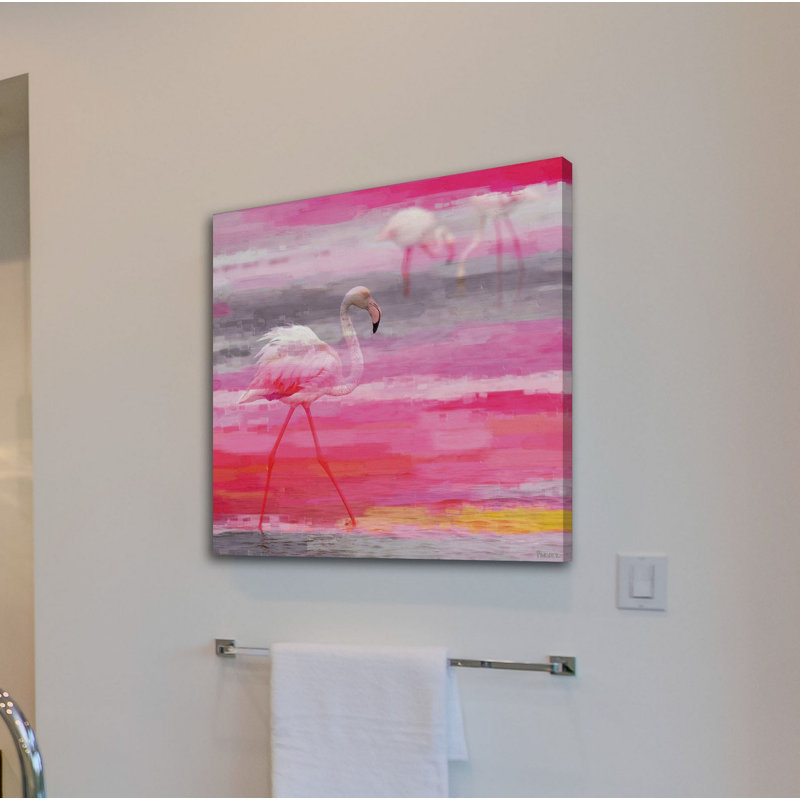 Impression sur toile tendue, "heathfield", H 12 po x l 12 po x P 1,5 po
