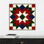 «Christmas Barn Quilt IV» par Victoria Barnes - reproduction sur toile flottante-86870073-86870071