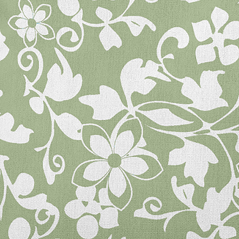 Coussin décoratif en polyester floral, H 26 po x l 26 po, Carré