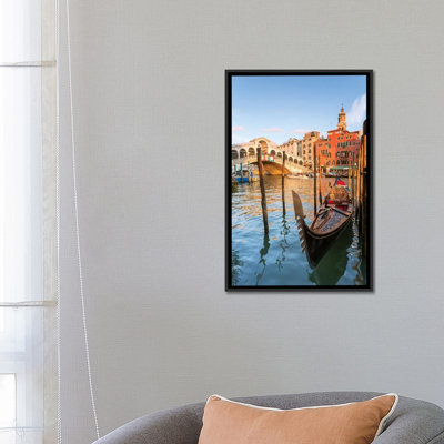 «Rialto Bridge At Sunset, Venice» par Matteo Colombo, impression sur toile