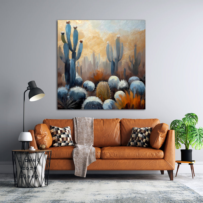 Desert Garden I, 24" H x 24" W