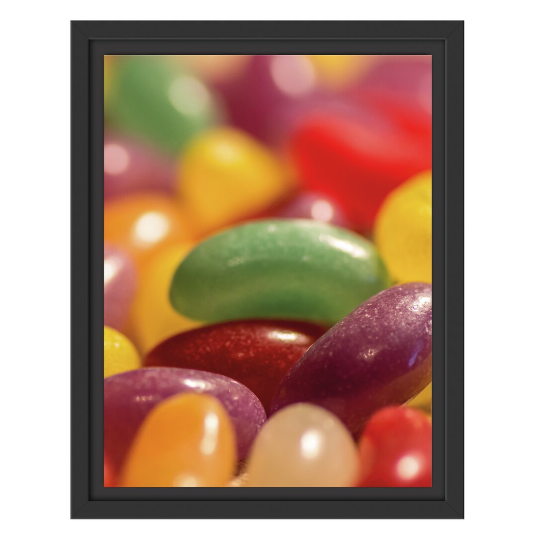 Gerahmtes Wandbild Süßigkeiten- Jelly Belly Beans