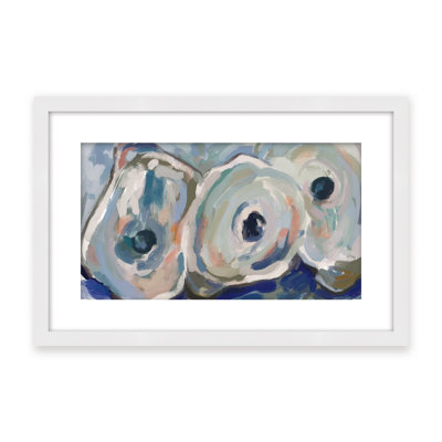 Coastal Retreat Pearlescent Elegance: Oyster Abstract