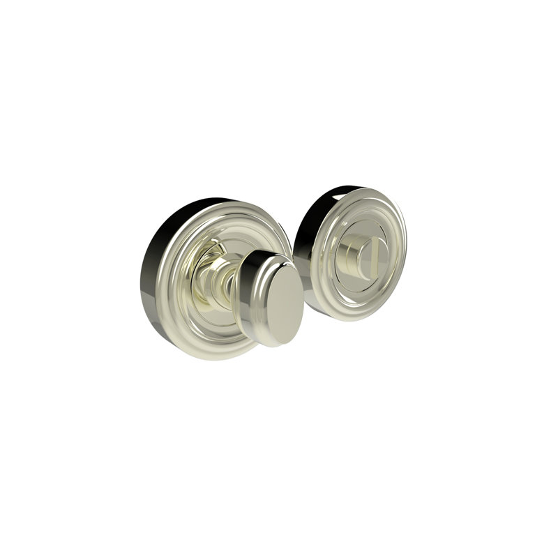 Glenmont Turn Rose/Rosette, Polished Nickel