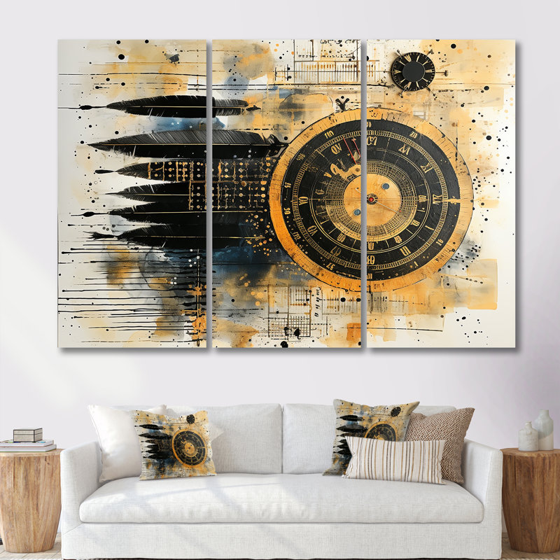 Ensemble de salon Lagroue - Dreamcatcher Wall Art, H 28 po x l 36 po x P 1 po, Toile tendue