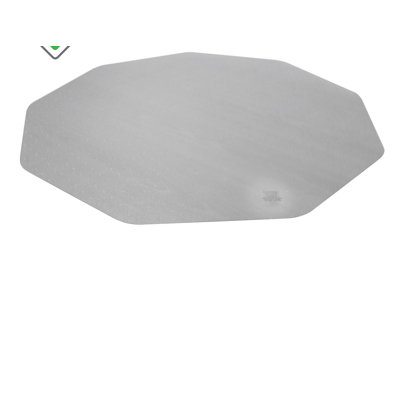 Floortex 9Mat Polycarbonate 9-Sided Chair Mat for Carpets up to 1/2" - 38" x 39"