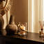 Porte-bougie moderne en métal Snakearound