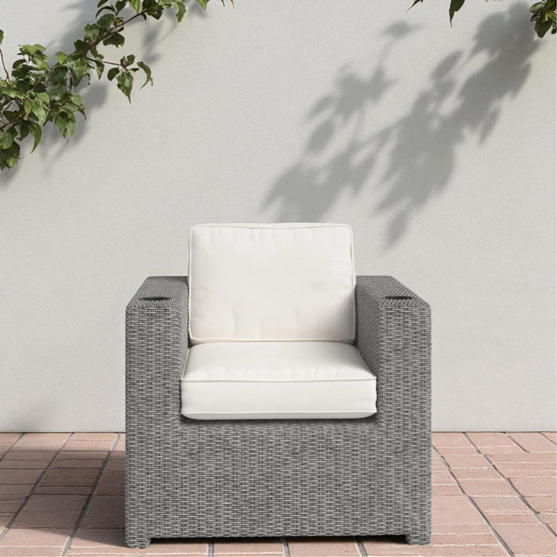 Fauteuil club - gris, Gris clair, Gris
