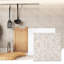 Carrelage mosaïque carré en nacre de coquillage 12 po x 12 po Diflart-134171002