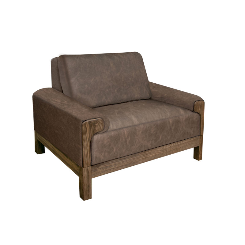 Fauteuil Sedona, Similicuir Sedona hickory