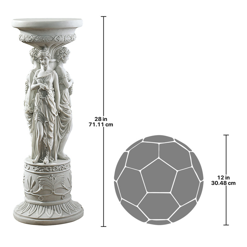 Chatsworth Manor Neoclassical Sculptural Pedestal