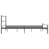 vidaXL Bed Frame Metal Tough Bed Frame Rectangular