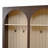Wooden Style Hall Tree With Arched Design, Elegant 59" Wide Entryway Bench With 8 Retro Hooks, Rustic Coat Rack & Shoe Organizer With 3 Drawers-1572400523