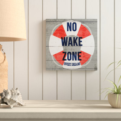 " No Wake Zone Life Raft " by Daphne Polselli