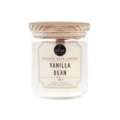 Vanilla Bean Scented Jar Candle
