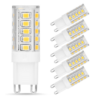 5 Watt (40 Watt Equivalent), G9 LED Non-Dimmable Light Bulb, Daylight (6000 K) G9/Bi-pin Base