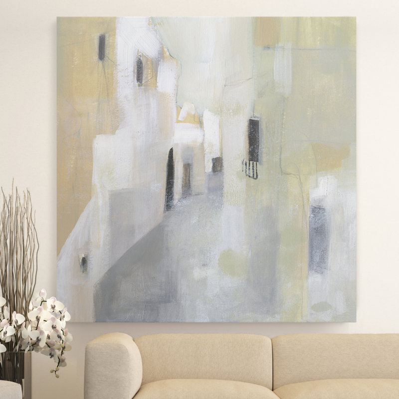 Pausa I, peinture sur toile, H 32 po x l 32 po x P 1,5 po, Toile tendue