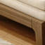 Creamy white Cotton and linen Modular Sofa bed cushion couch-2068992902