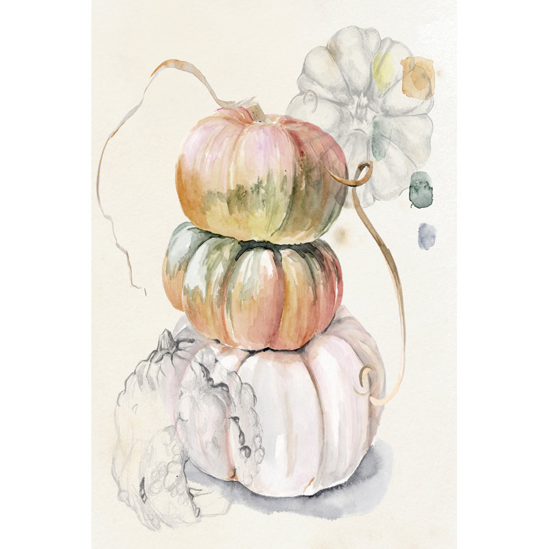 Harvest Pumpkins I by Jennifer Paxton Parker - Wrapped Canvas Painting, 122cm H x 81cm W