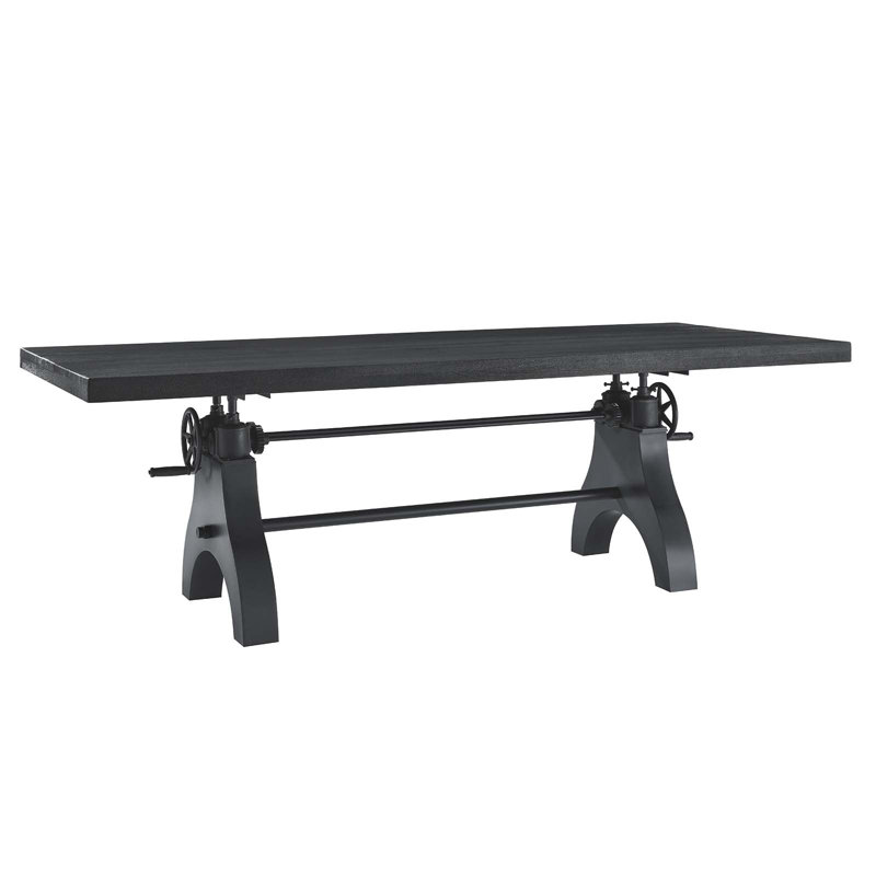 Véritable Modway L 39 po x l 96 po Modway, Noir, noir, noir, noir