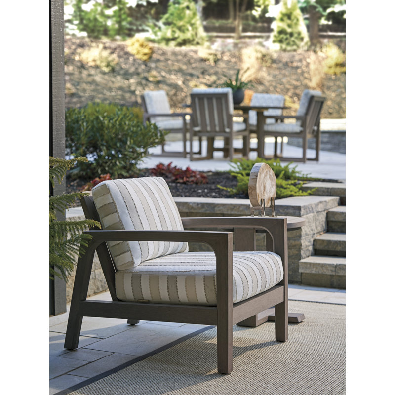 Mozambique Teak Patio Chair with Cushions