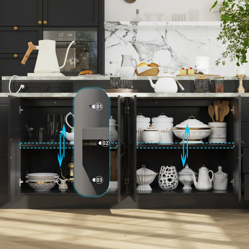 Modern Kitchen Island With Movable Power