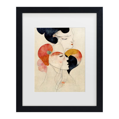 Treechild Love Hurts Matted, art encadré