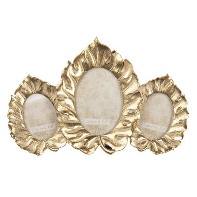 Vergoldetes Galerie-Rahmenset in Gold