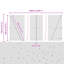 Vidaxl Hexagon Fence Galvanised Steel-114621624-114621666