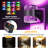 Bubble Acrylic Short Column Night Light With 3000K RGB Colors And Memory Function