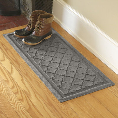 WaterHog Cordova 15 in. x 36 in. Indoor Outdoor Boot Tray