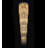24-Light Chrome Stainless Steel Flushed Chandelier With Clear Crystals