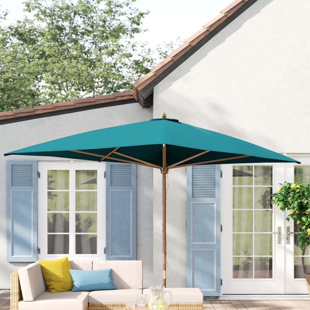 Firenze Rectangular Traditional Parasol