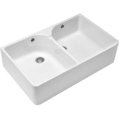 Double Bowl Farmhouse Kitchen Sink