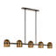 Avroko Octavia 5-light extra large linear chandelier
