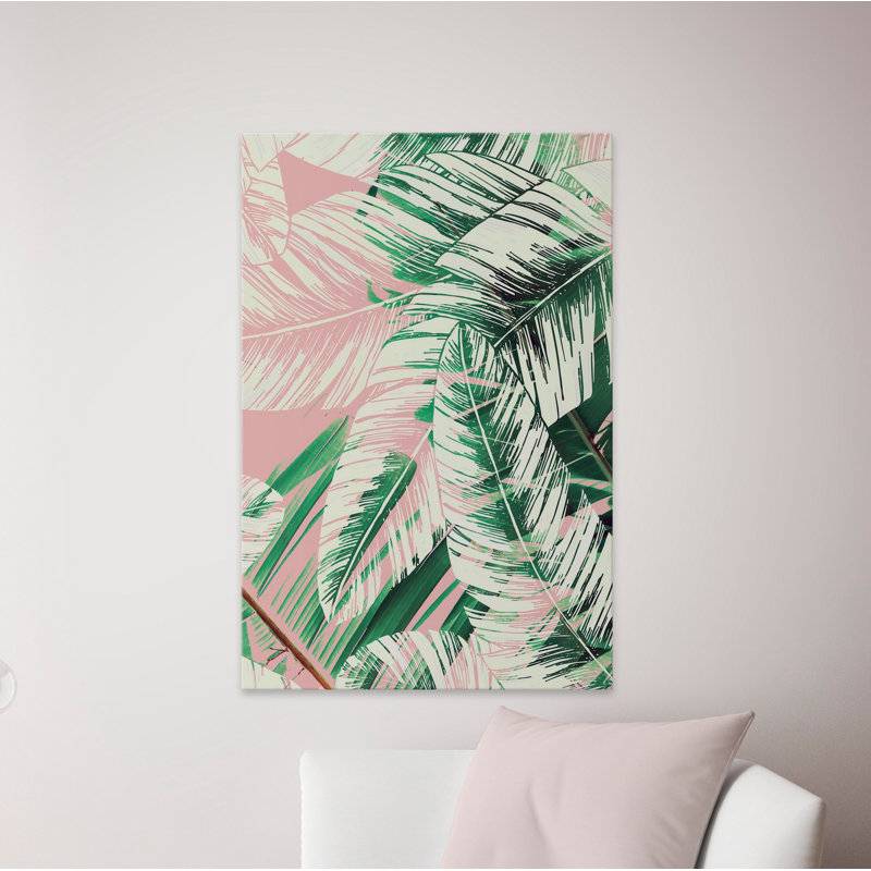 Palm Holiday - Wrapped Canvas Painting, 152cm H x 101cm W x 3.81cm D