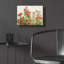 «Red Geraniums On White V2» par Danhui Nai, art mural en verre acrylique-2000739936