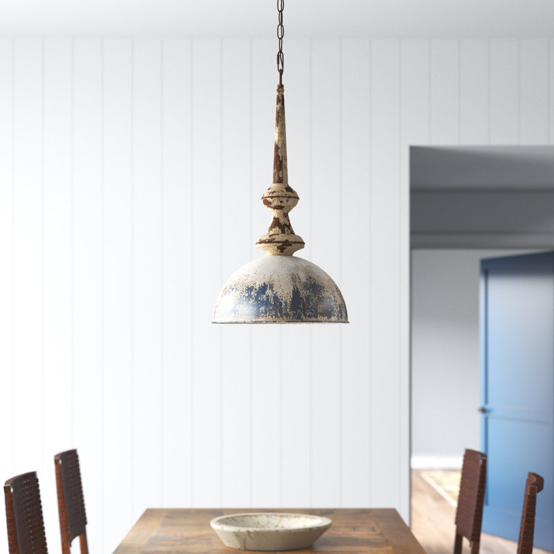 Luminaire suspendu en forme de dôme à 1 lumière Ritter