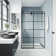 Elan 56-60" W x 74" H Sliding Frameless Shower Door with 3/8" Clear Glass