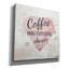 «Coffee Makes Everything Okayer» par Britt Hallowell, estampe numérique sur toile-384127865